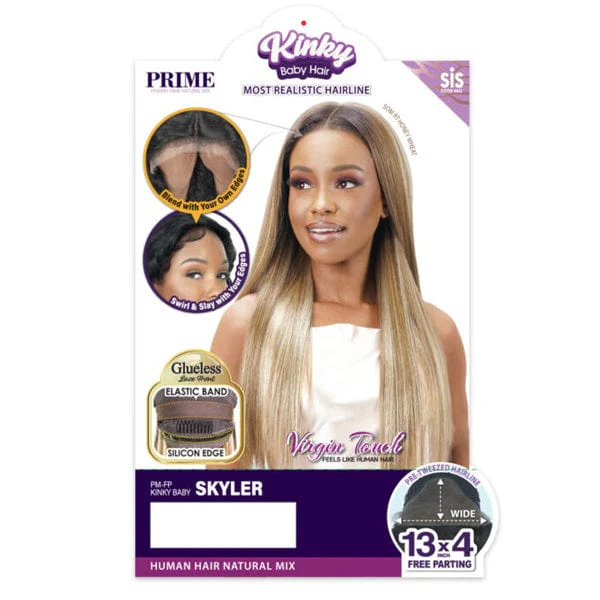 Zury Sis Prime Human Hair Blend Lace Front Wig - PM FP KINKY BABY SKYLER - Mose Wig