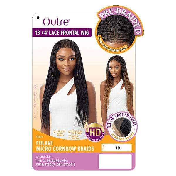 Outre 13x4 HD Pre-Braided Lace Front Wig - FULANI MICRO CORNROW BRAIDS - Mose Wig