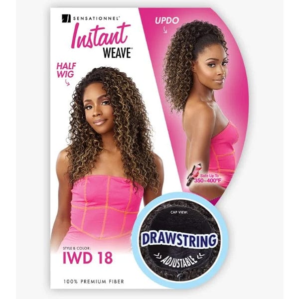 Sensationnel Synthetic Half Wig Instant Weave Drawstring Cap - IWD 18 - Mose Wig