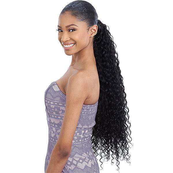 Shake-N-Go Milky Wavy Organique Mastermix Synthetic Pony Pro Ponytail - SUPER CURL 24