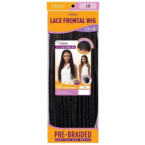Outre 13x4 HD Pre-Braided Lace Front Wig - FULANI MICRO CORNROW BRAIDS - Mose Wig