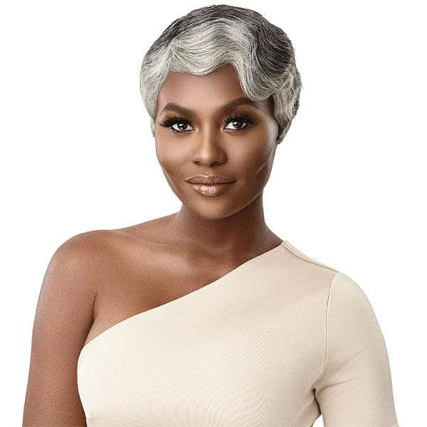 Outre 100% Human Hair Fab & Fly Gray Glamour Wig - MARINETTE - Mose Wig