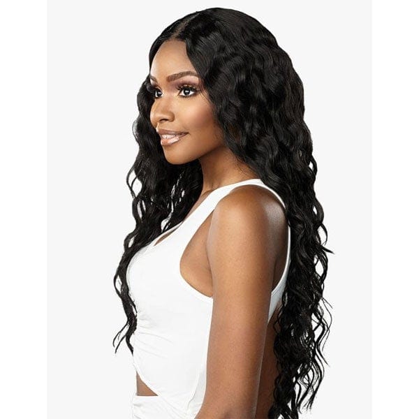 Sensationnel Butta Human Hair Blend Lace Front Wig - LOOSE CURLY 32