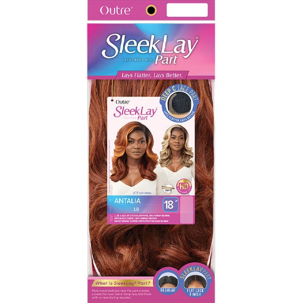 Outre Synthetic Sleeklay Part HD Lace Front Wig - ANTALIA - Mose Wig