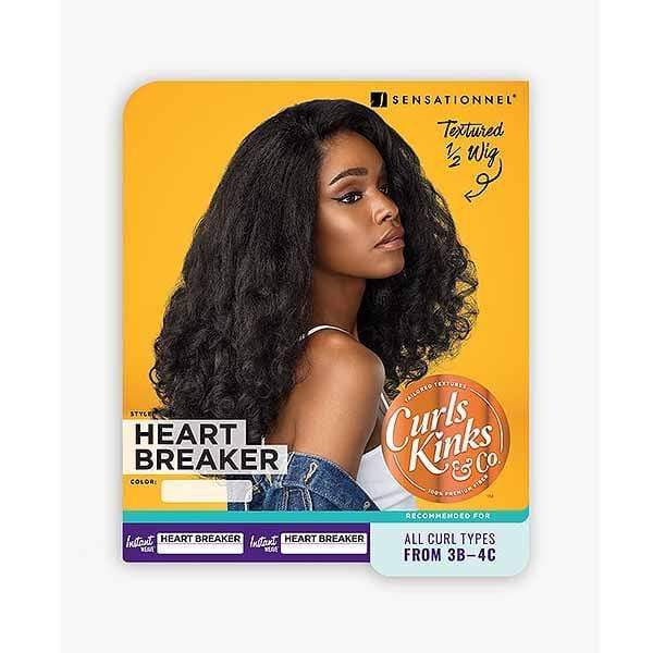 Sensationnel Instant Weave Curls Kinks & CO Synthetic Half Wig - HEART BREAKER - Clearance - Mose Wig