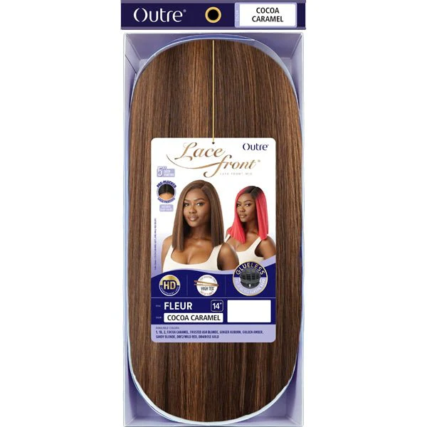 Outre Synthetic Swiss HD Lace Front Wig - FLEUR - Mose Wig