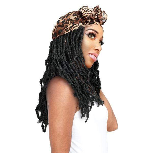Zury Sis Synthetic Hair Scarf Wig - SF WIGGLE LOC - Clearance - Mose Wig