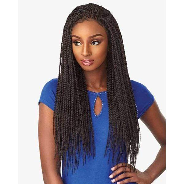 Sensationnel Cloud9 4x4 Part Swiss Braided Lace Wig - SENEGAL TWIST - Mose Wig