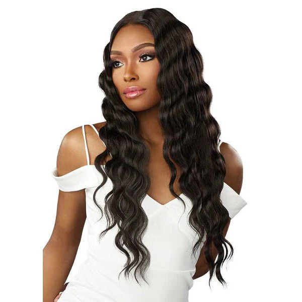 Sensationnel Butta Human Hair Blend Lace Front Wig - LOOSE CRIMP 28