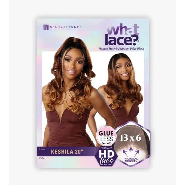Sensationnel Cloud9 What Lace Human Hair Blend 13x6 Frontal Lace Wig - KESHILA 20�� - Mose Wig