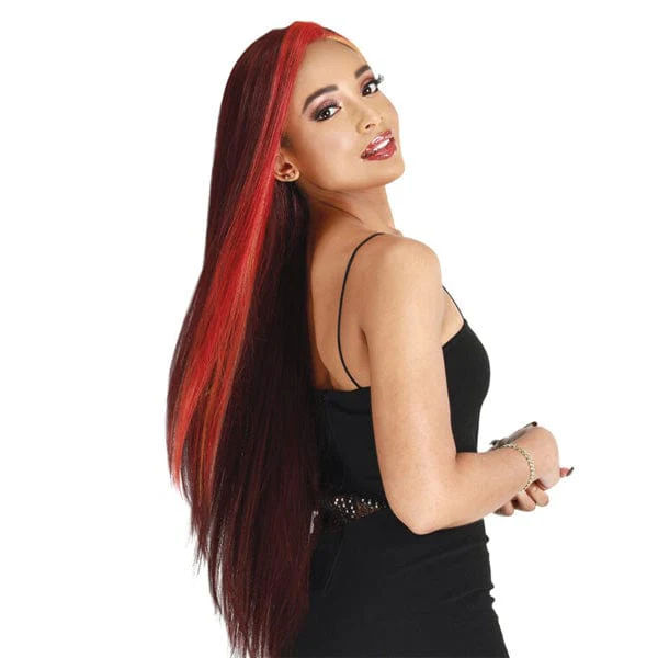 Zury Sis Human Hair Blend Natural Mix Glueless Lace Front Wig - PM LF HD NAS - Mose Wig