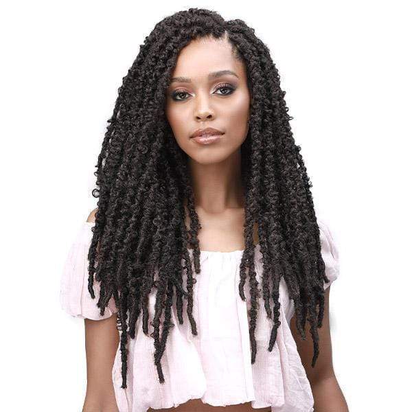 Bobbi Boss Pre-Loop Crochet Braid - 3X CALIF. BUTTERFLY LOCS 18