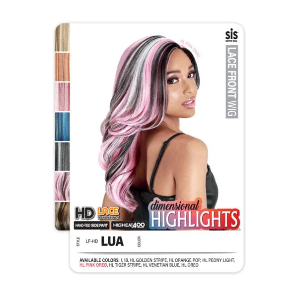 Zury Sis Dimensional Highlights Synthetic HD Lace Front Wig - LF HD LUA - Mose Wig