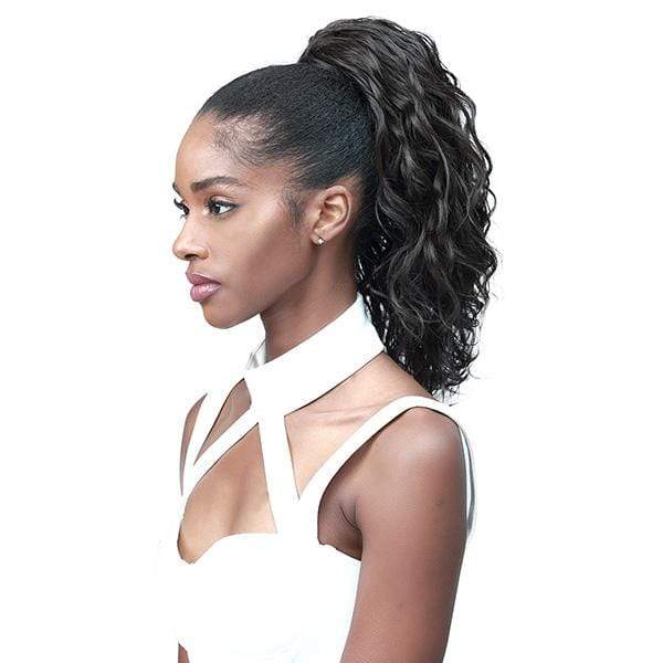 Bobbi Boss Miss Origin Tress Up Human Hair Blend Ponytail - MOD018 OCEAN WAVE 14