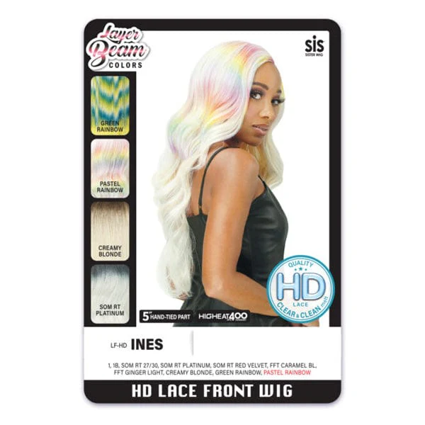 Zury Sis Layer Beam Colors Synthetic HD Lace Front Wig - INES - Clearance - Mose Wig