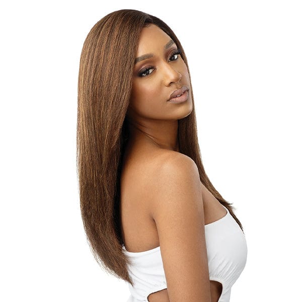 Outre Synthetic Swiss HD Lace Front Wig - NATURAL  YAKI 22�� - Mose Wig