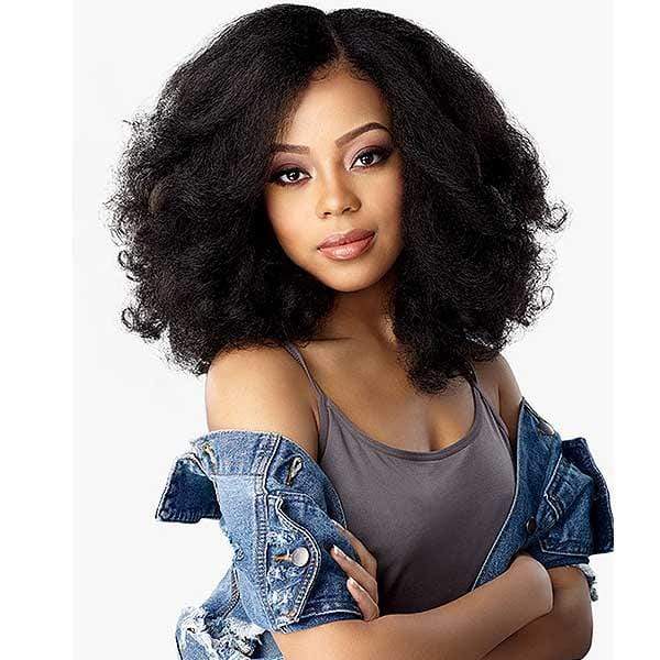 Sensationnel Empress Curls Kinks & CO Textured Synthetic Lace Front Wig - RAIN MAKER - Clearance - Mose Wig