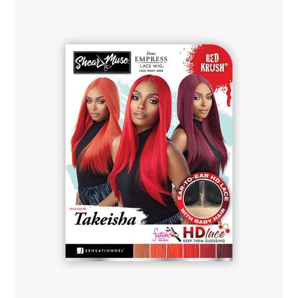 Sensationnel Shear Muse Synthetic Hair Empress Lace Front Wig - TAKEISHA - Mose Wig