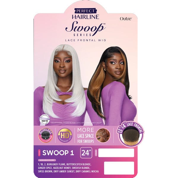 Outre Perfect Hairline Swoop Series Synthetic Lace Frontal Wig - SWOOP1 - Mose Wig