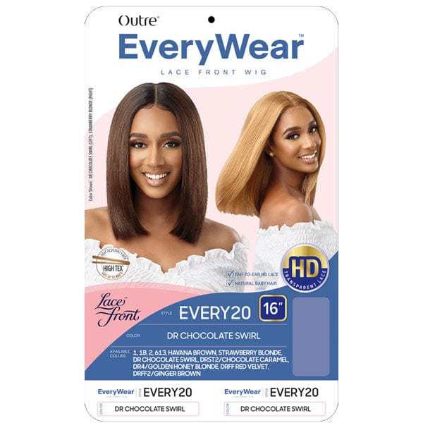 Outre Synthetic EveryWear HD Lace Front Wig - EVERY 20 - Mose Wig