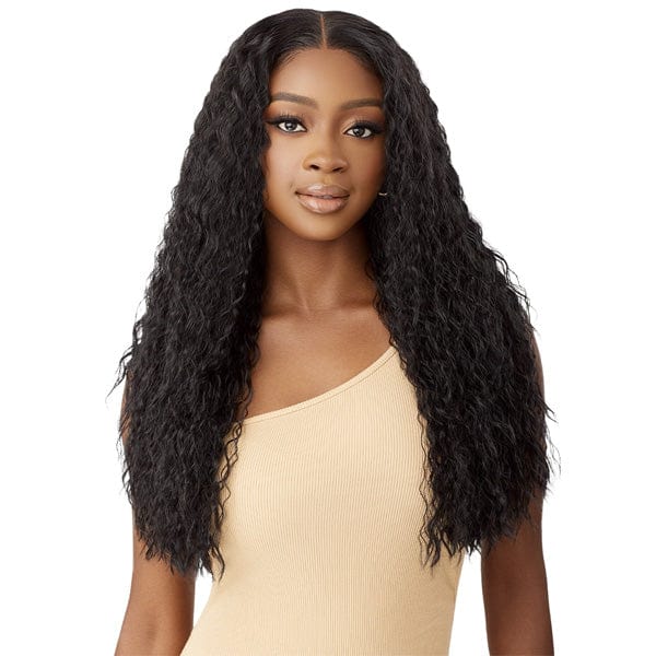 Outre Human Hair Blend 5x5 Lace Closure Wig - HHB PERUVIAN WATER WAVE 24