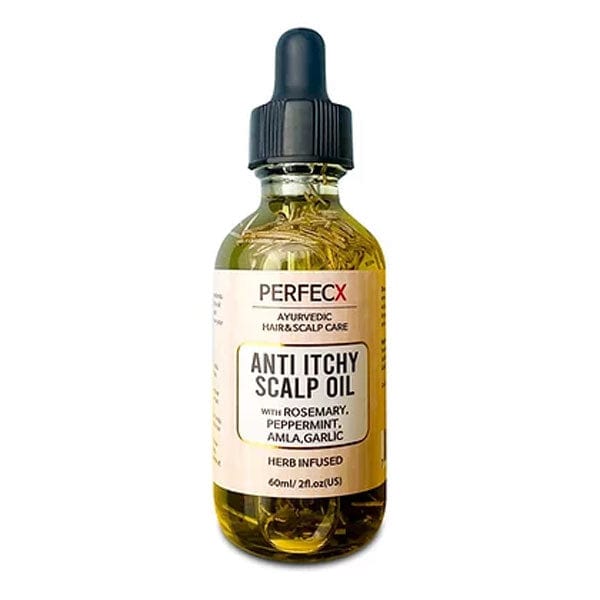 PERFECX [Herbal Infused, Ayurvedic] - ANTI-ITCHY SCALP OIL - 2oz - (C) - Mose Wig