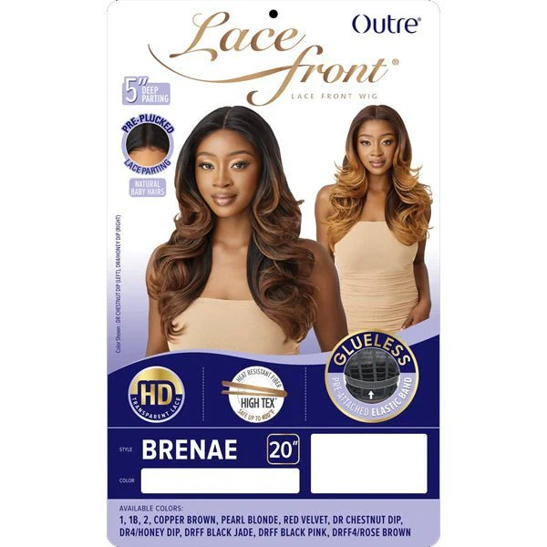 Outre Synthetic Swiss HD Lace Front Wig - BRENAE - Mose Wig