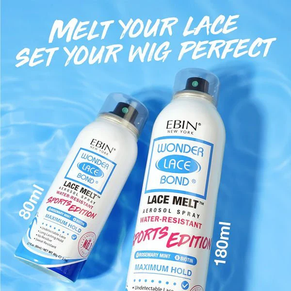 Ebin New York - Wonder Lace Bond Lace Melt Aerosol Spray - SPORTS EDITION - (C) - Mose Wig