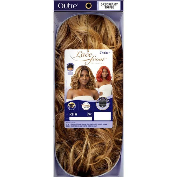 Outre Synthetic Swiss HD Lace Front Wig - RITA - Mose Wig