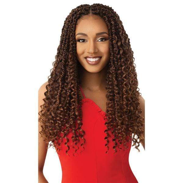 Outre X-Pression Twisted Up Crochet Braid - BOHO WAVY BOMB TWIST 20 - Mose Wig