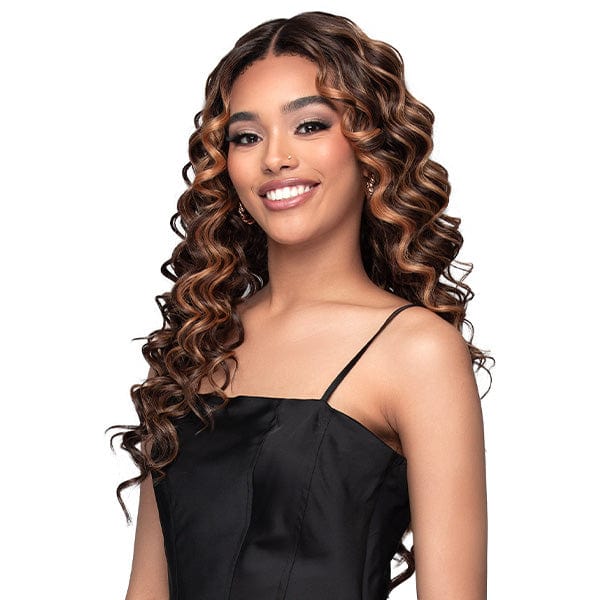 Bobbi Boss Curly Edges Synthetic Deep Part Lace Wig - MLF712 NERIAH - Mose Wig