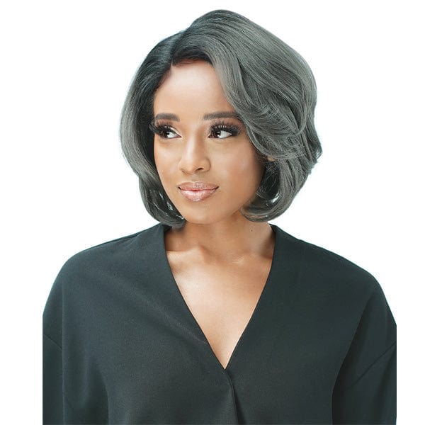 Zury Sis Human Hair Blend Natural Mix Hand-Tied Lace Front Wig - PM LF MARTHA - Mose Wig