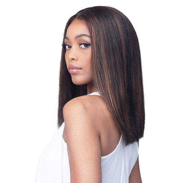 Bobbi Boss 100% Human Hair Lace Front Wig - MHLF588 STRAIGHT 16 - Mose Wig