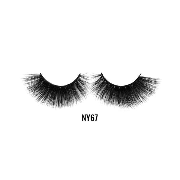 Laflare 3D NY Mink Hair Eyelashes - (C) - Mose Wig