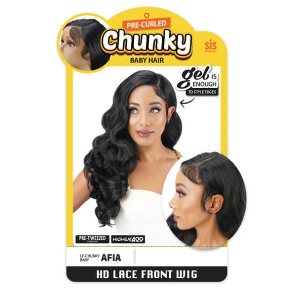 Zury Sis Synthetic Hair Chunky HD Lace Front Wig - AFIA - Mose Wig