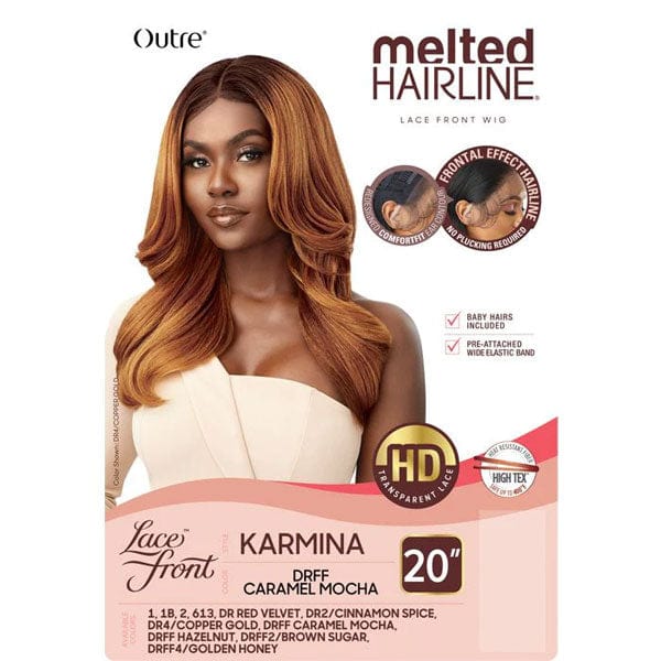 Outre Synthetic Melted Hairline HD Lace Front Wig - KARMINA - Mose Wig