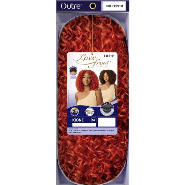 Outre Synthetic Swiss HD Lace Front Wig - KIONE - Mose Wig