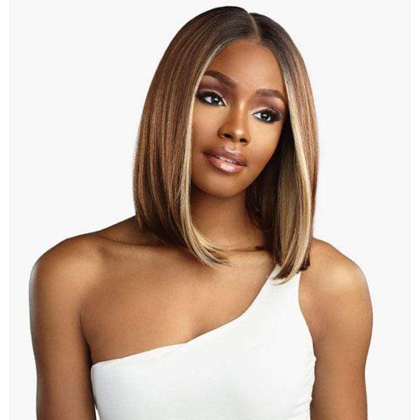 Sensationnel Butta Human Hair Blend Lace Front Wig - BOB 12