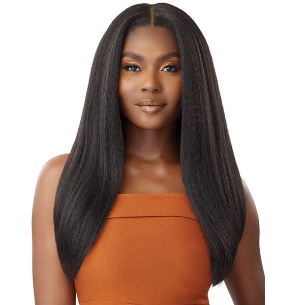 Outre Human Hair Blend 5x5 Lace Closure Wig - HHB KINKY STRAIGHT 24
