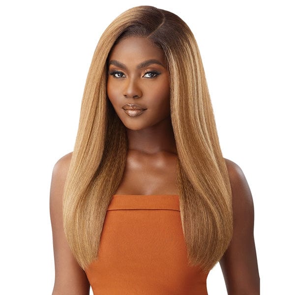 Outre Human Hair Blend 5x5 Lace Closure Wig - HHB KINKY STRAIGHT 24