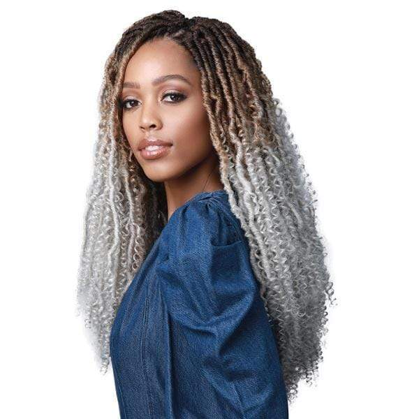 Bobbi Boss Synthetic Crochet Braid - NU LOCS WATER CURL BOHO STYLE 18