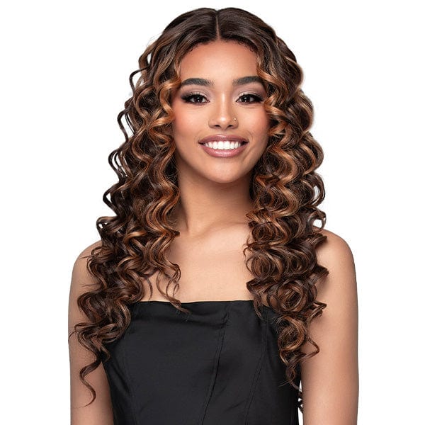Bobbi Boss Curly Edges Synthetic Deep Part Lace Wig - MLF712 NERIAH - Mose Wig