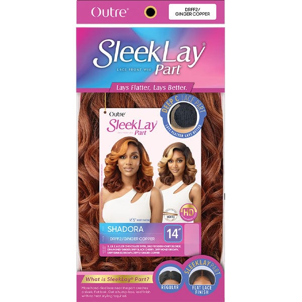 Outre Synthetic Sleeklay Part HD Lace Front Wig - SHADORA - Clearance - Mose Wig