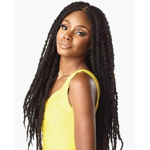 Sensationnel Cloud 9 Synthetic 4x4 Lace Parting Swiss Braid Lace Wig - BUTTERFLY LOCS 30