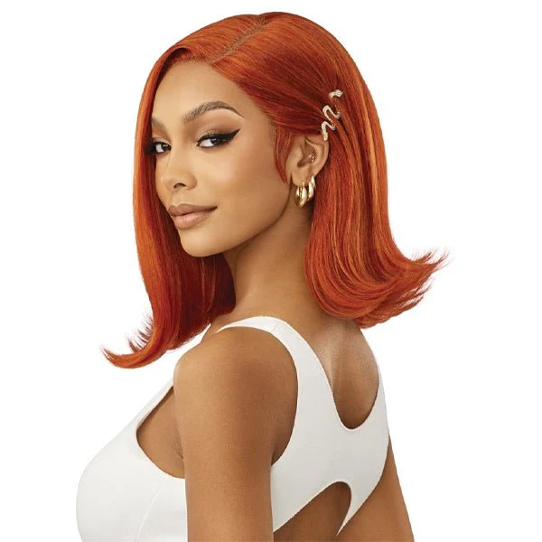 Outre Synthetic Swiss HD Lace Front Wig - CARMEL - Mose Wig