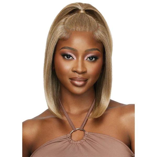 Outre Human Hair Blend 5x5 Lace Closure Wig - HHB NATURAL YAKI 14