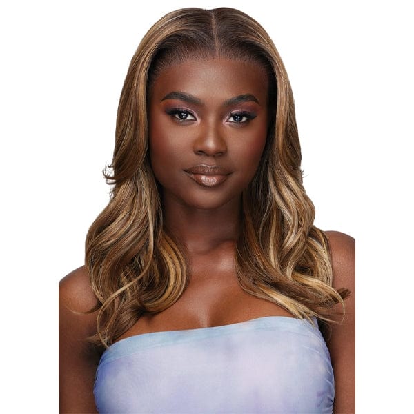 Outre Airtied Human Hair Blend Glueless 13X6 HD Lace Front Wig - HHB LOOSE BODY WAVE 18