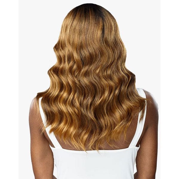 Sensationnel Butta Human Hair Blend Lace Front Wig - BEACH WAVE 20
