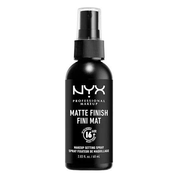 NYX PROFESSIONAL Makeup Setting Spray(2.03oz) - Matte Finish - (C) - Mose Wig