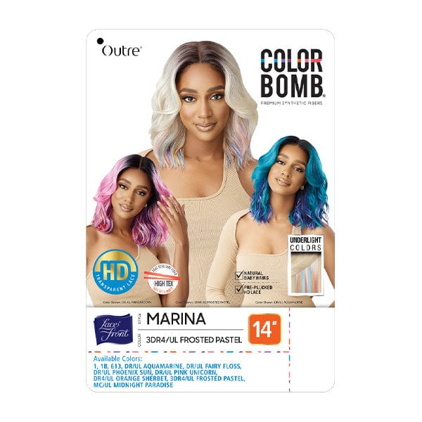 Outre Color Bomb Lace Front Wig - MARINA - Mose Wig